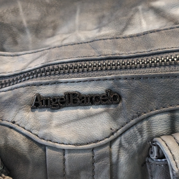 Angel Barcelo Handbags - Angel Barcelo Women Multifunctional Soft Leather Hobo Handbag